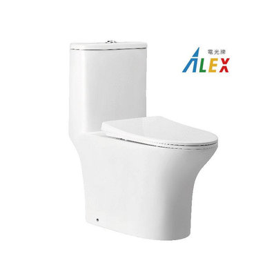 【 阿原水電倉庫 】ALEX 電光牌 AC2972P  二段式 壁排 P排馬桶 排水芯：18CM