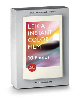 徠卡底片 leica instant color film 10張 白邊 / 金邊 for Leica SOFORT2 SOFORT 拍立得