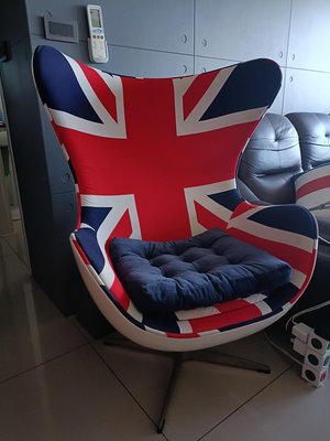 二手~北歐蛋形椅現代簡約休閒設計師創意椅單人沙發(原價18000元)