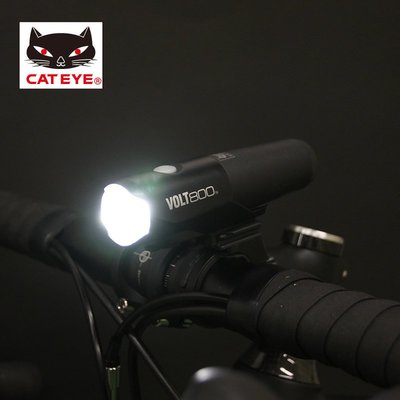 CATEYE貓眼VOLT800自行車前燈夜騎強光充電手電筒山地車騎行裝備