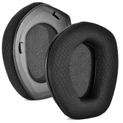 gaming微小配件-升級網布款耳罩適用於 森海 Sennheiser HDR RS165 RS175 RS185 RS195 替換耳墊 耳機-gm