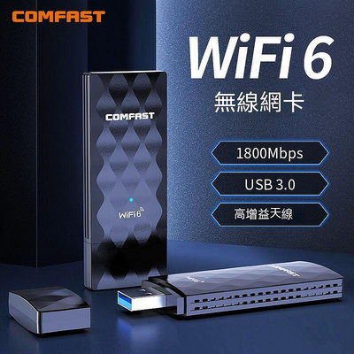 網卡 網卡 USB網卡 接收器 CF-951AX WiFi6網卡臺式機千兆雙頻穿墻外置USB筆記 Y