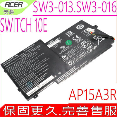 ACER AP15A3R 電池原裝 宏碁 Switch 10E 10ESW3013P KT.00203.009