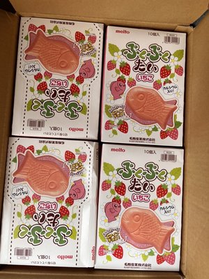 日本 meito 名糖 鯛魚燒 巧克力 草莓口味 一盒10入 現貨