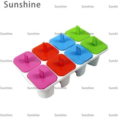 [Sunshine]茶花冰棒模具雪糕冰棒盒制冰格DIY冰淇淋模具2773