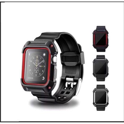 XIYU iwatch 堅固保護架 Apple Watch 3/2/1矽膠錶帶 適用於 38 / 42mm