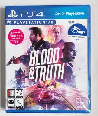 窩美 PS4 VR專用遊戲 鮮血與真理 血與真相 Blood &amp; Truth 中文