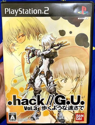 幸運小兔 PS2 創世紀傳說 hack G.U. Vol.3 以步行速度前進 PlayStation2 E5