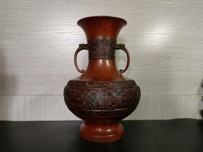 日本銅花瓶953