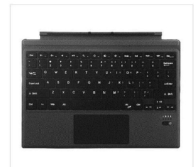 適用微軟鍵盤 surface鍵盤 Pro789七彩背光觸控鍵盤 Pro4/5鍵盤 通用磁性吸附 12.2吋