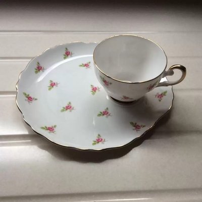 【達那莊園】Tuscan托斯卡納 (22K金) 英國製骨瓷器 下午茶咖啡 茶杯盤組