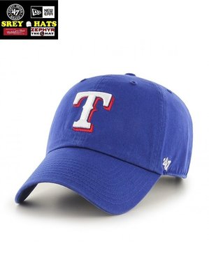 [SREY帽屋]預購＊47 Brand CLEAN UP MLB 德州遊騎兵 經典LOGO 美國純正購入 棒球帽 老帽