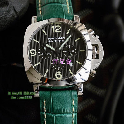 【百品會】 PANERAI手錶 沛納海手錶 瑞士石英機芯 小牛皮錶帶 男款手錶 精品錶 男士腕錶 時尚百搭手錶 商務手錶