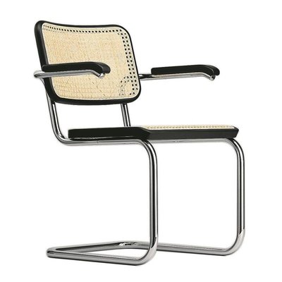 【台大復古家居_德式極簡】Thonet S64 梣木實木 鋼管懸臂椅 Cesca Chair_Marcel Breuer
