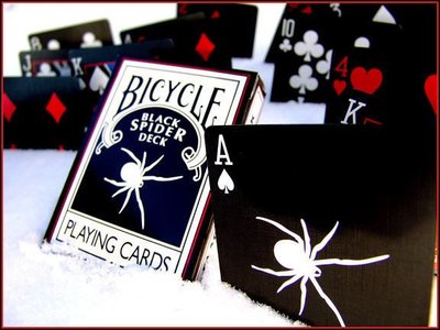【USPCC撲克】撲克牌BICYCLE 黑蜘蛛牌 Spider