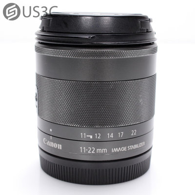 【US3C-台南店】【一元起標】Canon EF-M 11-22mm F4-5.6 IS STM 超廣角鏡頭 鏡頭採用STM 步進式馬達 二手單眼鏡頭