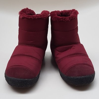 女童短靴 韓版小女生保暖雪靴 鞋內19公分 二手賣199元