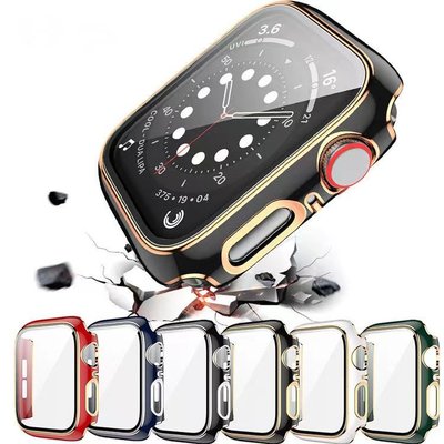 gaming微小配件-Apple watch 6 / SE / 7 / 5 / 4 / 3 44mm 40mm 40mm 45 38mm 蓋硬-gm