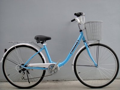『聯美自行車LIANMEI』 26吋6速SHIMANO變速系統(紫/藍) 淑女車學生、外勞仲介、摸彩贈獎、尾牙
