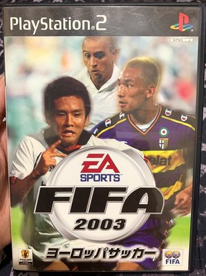 幸運小兔 PS2遊戲 PS2 EA 足球 FIFA Soccer 2003 PlayStation2 日版 B4