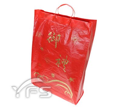 青森蘋果盒(御禮)高密度塑膠大禮袋(紅) (提袋/手提塑膠袋/包裝袋/禮物袋)