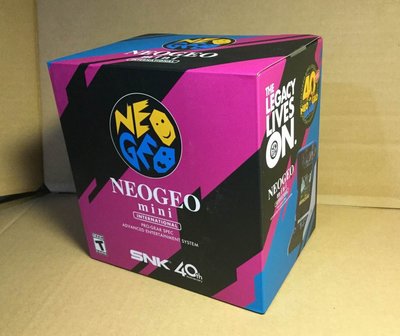 SNK　NEOGEO mini 海外版主機 NEOGEO mini INTERNATIONAL　國際版 全新品