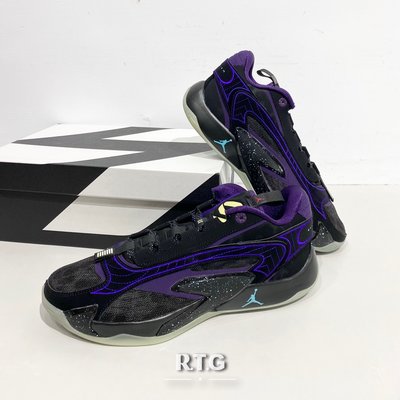 【RTG】NIKE JORDAN LUKA 2 PF 黑紫 籃球鞋 夜光 潑墨 編織感 二代 男鞋 DX9012-001