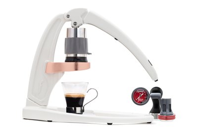 (現貨) Flair Espresso Maker 義式拉霸咖啡機- 白色經典款配壓力錶組