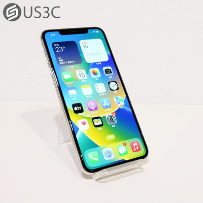 【US3C-青海店】台灣公司貨 Apple iPhone XS Max 256G 銀色 6.5吋 原彩顯示 4G LTE 二手手機 UCare店保6個月