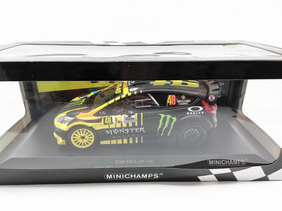 【熱賣精選】汽車模型 車模 收藏模型MINICHAMPS 1/18 FORD FIESTA RS WRC 合金汽車模型