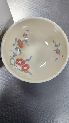 日本產美濃燒飯碗面碗餐具瓷器片岡鶴太郎