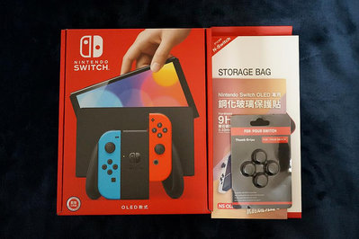 [售] 全新 Nintendo Switch OLED 主機 (紅藍) (台灣公司貨)
