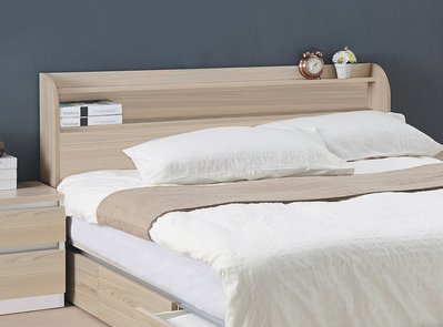 【生活家傢俱】HJS-438-3：艾美爾6尺雙人加厚床頭片-羅漢松【台中家具】雙人床頭板 系統家具 低甲醛 台灣製造