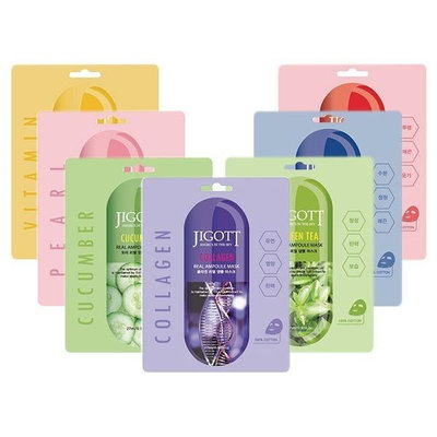 韓國 JIGOTT 鎖水保濕安瓶面膜(27ml) 款式可選【小三美日】D280146