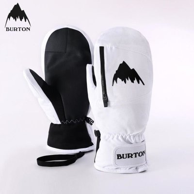現貨熱銷-Burton伯頓滑雪手套男新款防風防水加絨戶外運動保暖手套男女同款-特價
