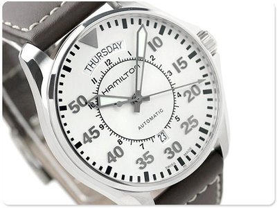 HAMILTON 漢米爾頓 手錶 Khaki Pilot 42mm 飛行員 男錶 機械錶 航空錶 H64615555