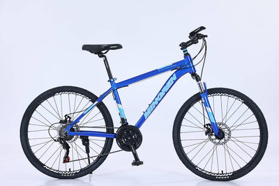 【冠鑫自行車】 MINGREN 旋風 26吋 SHIMANO 21速 機械碟煞 鋁合金 登山車 通勤車 藍色 高雄