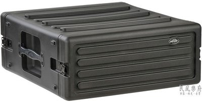 《民風樂府》美國  SKB Roto 4U Racks   R4U 纖維機櫃箱 無線麥克風主機 效果器 器材箱 全新品公