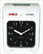 ANICE GT-5000打卡鐘(停電可打卡 )(雙色列印)Anice 指針型雙色列印六欄位打卡鐘