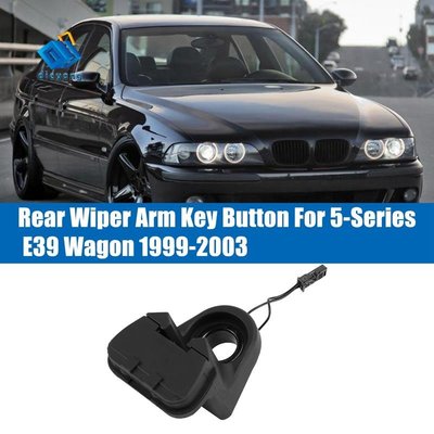 BMW 汽車後刮水器臂鑰匙按鈕, 帶用於寶馬 5 系 E39 旅行車的微型開關 61318363631-飛馬汽車