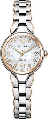 日本正版 CITIZEN 星辰 EXCEED ES9474-67W 女錶 手錶 電波錶 光動能 日本代購
