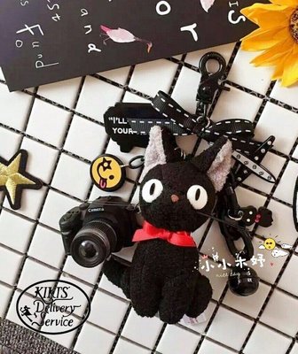 可愛小黑貓 毛絨娃娃 鑰匙圈 🌈貓咪 小貓 黑貓 掛件吊飾 生日禮物