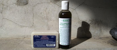 KIEHL'S KIEHLS 契爾氏 極限男性燕麥去角質潔膚皂200g+小黃瓜植物精華化妝水250ml