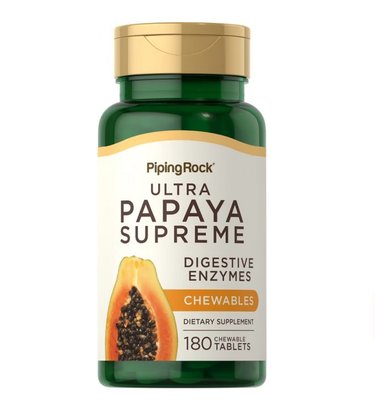 【活力小站】Piping Rock 木瓜酵素 Papaya Supreme 180顆