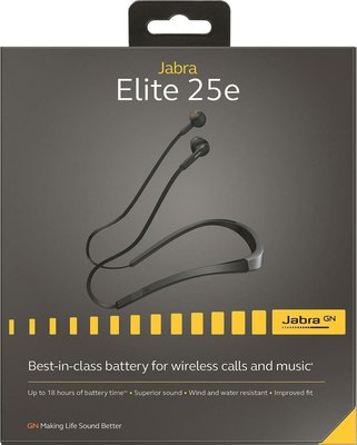 【美國代購】Jabra Elite 25e 頸掛式藍牙耳機 運動耳機