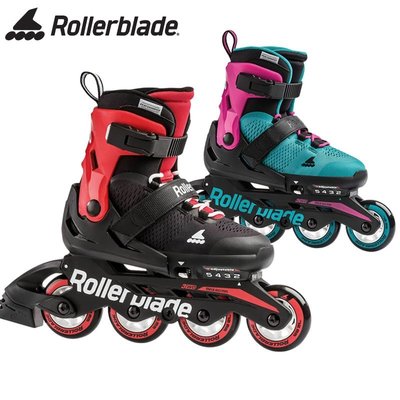 溜冰鞋進口Rollerblade MICROBLADE兒童輪滑鞋三四輪轉換可調溜冰鞋套裝 可開發票