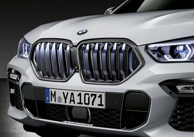 【B&amp;M原廠精品】全新德訂進口 BMW 最新款 X6 G06 原廠carbon 發光碳纖維水箱罩 mp carbon 發光水箱罩