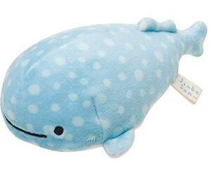 11481c 日本進口 好品質 限量品 可愛藍色斑點鯨魚大海海洋動物 鯨鯊魚兒絨毛絨娃娃玩偶擺件裝飾品禮品