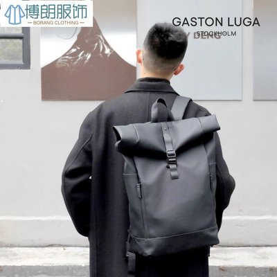 Gaston Luga bag GastonLuga書包男大學生防水16寸電腦背包時尚潮流休閒旅行-博朗服飾