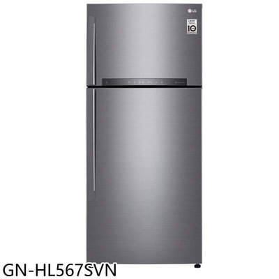 《可議價》LG樂金【GN-HL567SVN】525公升雙門變頻星辰銀冰箱(含標準安裝)